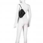 Umhängetasche Lugano 473 Schwarz, Farbe: schwarz, Marke: Flanigan, EAN: 4066727008008, Abmessungen in cm: 23.5x16x7, Bild 5 von 9