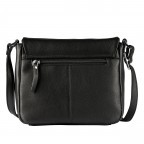 Umhängetasche Lugano 474 Schwarz, Farbe: schwarz, Marke: Flanigan, EAN: 4066727008022, Abmessungen in cm: 21x18x8, Bild 3 von 5