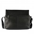 Umhängetasche Lugano 476 Schwarz, Farbe: schwarz, Marke: Flanigan, EAN: 4066727008046, Abmessungen in cm: 30x22.5x13.5, Bild 3 von 6