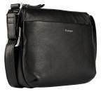 Umhängetasche Lugano 477 Schwarz, Farbe: schwarz, Marke: Flanigan, EAN: 4066727008060, Abmessungen in cm: 26x18.5x8, Bild 2 von 7