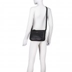Umhängetasche Lugano 477 Schwarz, Farbe: schwarz, Marke: Flanigan, EAN: 4066727008060, Abmessungen in cm: 26x18.5x8, Bild 5 von 7