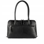 Shopper Lugano 481 Schwarz, Farbe: schwarz, Marke: Flanigan, EAN: 4066727008107, Abmessungen in cm: 32x20.5x10, Bild 3 von 5