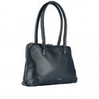 Shopper Lugano 481 Blau, Farbe: blau/petrol, Marke: Flanigan, EAN: 4066727008114, Abmessungen in cm: 32x20.5x10, Bild 2 von 5