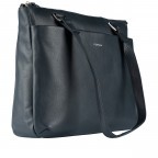 Shopper Lugano 483 Blau, Farbe: blau/petrol, Marke: Flanigan, EAN: 4066727008138, Abmessungen in cm: 35x28x10, Bild 3 von 5