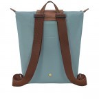 Rucksack Le Pliage 089-10284 Eucalyptus, Farbe: blau/petrol, Marke: Longchamp, EAN: 3597922725991, Abmessungen in cm: 26x37x11, Bild 3 von 4