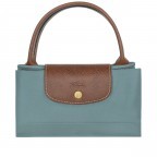 Handtasche Le Pliage Handtasche M Eucalyptus, Farbe: blau/petrol, Marke: Longchamp, EAN: 3597922726202, Abmessungen in cm: 30x28x20, Bild 5 von 6
