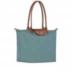 Shopper Le Pliage Shopper L Eucalyptus, Farbe: blau/petrol, Marke: Longchamp, EAN: 3597922726516, Abmessungen in cm: 31x30x19, Bild 2 von 5