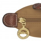 Kosmetiktasche Le Pliage Pochette Fawn, Farbe: cognac, Marke: Longchamp, EAN: 3597922505791, Abmessungen in cm: 17x10x5.5, Bild 5 von 5