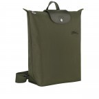 Rucksack Le Pliage Green 919-10284 Forest, Farbe: grün/oliv, Marke: Longchamp, EAN: 3597922726042, Abmessungen in cm: 28x34x10, Bild 2 von 4