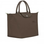 Handtasche Le Pliage Green Handtasche M Terra, Farbe: braun, Marke: Longchamp, EAN: 3597922726240, Abmessungen in cm: 30x28x20, Bild 2 von 6
