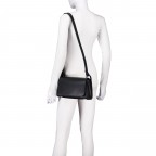 Umhängetasche Le Foulonné M Black, Farbe: schwarz, Marke: Longchamp, EAN: 3597922733583, Abmessungen in cm: 26x16x10, Bild 4 von 6