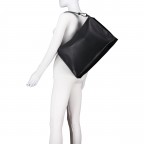 Umhängetasche Le Foulonné 021-10298 Black, Farbe: schwarz, Marke: Longchamp, EAN: 3597922733699, Abmessungen in cm: 43.5x30x15.5, Bild 4 von 5