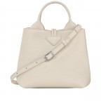 Handtasche Roseau S variabel in der Form Papier, Farbe: beige, Marke: Longchamp, EAN: 3597922722242, Abmessungen in cm: 20x20x13.5, Bild 3 von 9