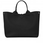 Handtasche Roseau L variabel in der Form Black, Farbe: schwarz, Marke: Longchamp, EAN: 3597922733507, Abmessungen in cm: 34x27x17, Bild 3 von 5