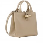 Handtasche Roseau S Racine, Farbe: beige, Marke: Longchamp, EAN: 3597922766475, Abmessungen in cm: 20x20x13.5, Bild 3 von 5
