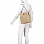 Beuteltasche Roseau Hobo Racine, Farbe: beige, Marke: Longchamp, EAN: 3597922770175, Abmessungen in cm: 26.5x29x14, Bild 4 von 5