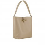 Beuteltasche Roseau Hobo Racine, Farbe: beige, Marke: Longchamp, EAN: 3597922770175, Abmessungen in cm: 26.5x29x14, Bild 2 von 4