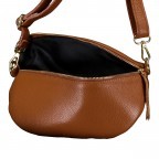 Gürteltasche / Umhängetasche mit Goldfittings Hellbraun, Farbe: braun, Marke: Hausfelder Manufaktur, EAN: 4065646024847, Abmessungen in cm: 25x14x8, Bild 6 von 6