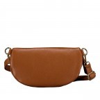 Gürteltasche / Umhängetasche mit Goldfittings Hellbraun, Farbe: braun, Marke: Hausfelder Manufaktur, EAN: 4065646024847, Abmessungen in cm: 25x14x8, Bild 3 von 6