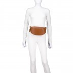 Gürteltasche / Umhängetasche mit Goldfittings Hellbraun, Farbe: braun, Marke: Hausfelder Manufaktur, EAN: 4065646024847, Abmessungen in cm: 25x14x8, Bild 4 von 6