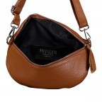 Gürteltasche mit Silberfittings Hellbraun, Farbe: braun, Marke: Hausfelder Manufaktur, EAN: 4065646024854, Abmessungen in cm: 25x14x8, Bild 6 von 6