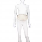 Gürteltasche Silberbeschlag Beige, Farbe: beige, Marke: Hausfelder Manufaktur, EAN: 4065646024878, Abmessungen in cm: 39x18x12.5, Bild 4 von 6