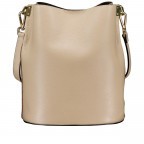 Beuteltasche Velours mit zwei Riemen Beige, Farbe: beige, Marke: Hausfelder Manufaktur, EAN: 4065646024908, Abmessungen in cm: 23x27x16, Bild 3 von 7