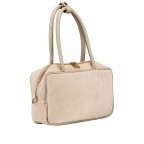 Handtasche Velours Beige, Farbe: beige, Marke: Hausfelder Manufaktur, EAN: 4065646025103, Abmessungen in cm: 29x19x8, Bild 2 von 7
