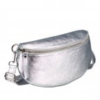 Gürteltasche / Umhängetasche Laminato mit Silberfittings Silber, Farbe: metallic, Marke: Hausfelder Manufaktur, EAN: 4065646025219, Abmessungen in cm: 24x14x8, Bild 2 von 6
