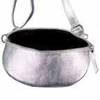 Gürteltasche / Umhängetasche Laminato mit Silberfittings Silber, Farbe: metallic, Marke: Hausfelder Manufaktur, EAN: 4065646025219, Abmessungen in cm: 24x14x8, Bild 6 von 6