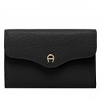 Geldbörse Elsa Black, Farbe: schwarz, Marke: AIGNER, EAN: 4055539618765, Abmessungen in cm: 14x9x1.5, Bild 1 von 2