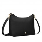 Beuteltasche Zita S Black Coloured, Farbe: schwarz, Marke: AIGNER, EAN: 4055539611896, Abmessungen in cm: 30x22x9, Bild 2 von 6