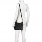 Beuteltasche Zita S Black Coloured, Farbe: schwarz, Marke: AIGNER, EAN: 4055539611896, Abmessungen in cm: 30x22x9, Bild 3 von 6