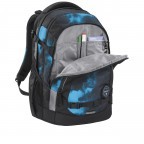 Rucksack Mate 30 Liter Mystic Clouds, Farbe: schwarz, Marke: Coocazoo, EAN: 4047443529527, Abmessungen in cm: 30x44x23, Bild 3 von 9