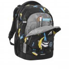 Rucksack Mate 30 Liter Crazy Artnight, Farbe: schwarz, Marke: Coocazoo, EAN: 4047443529541, Abmessungen in cm: 30x44x23, Bild 3 von 9