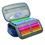 Federmäppchen Boho Glam, Farbe: blau/petrol, Marke: Coocazoo, EAN: 4047443539953, Abmessungen in cm: 24x11x6, Bild 2 von 3