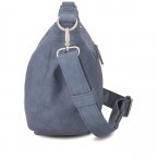 Beuteltasche Mademoiselle Halfmoon Bag M70 Nubuk Sky, Farbe: blau/petrol, Marke: Zwei, EAN: 4250257937697, Abmessungen in cm: 34x18x11, Bild 4 von 8