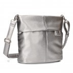 Umhängetasche Mademoiselle M8 vegan Silver, Farbe: metallic, Marke: Zwei, EAN: 4250257937086, Abmessungen in cm: 23x25x10, Bild 2 von 9