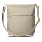 Umhängetasche Mademoiselle M12 Nubuk Linen, Farbe: beige, Marke: Zwei, EAN: 4250257937413, Abmessungen in cm: 32x31x13, Bild 3 von 9