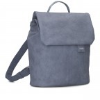 Rucksack Mademoiselle MR8 Nubuk Sky, Farbe: blau/petrol, Marke: Zwei, EAN: 4250257937642, Abmessungen in cm: 24x29x13, Bild 2 von 6