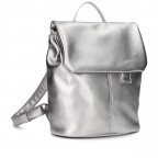 Rucksack Mademoiselle MR8 Silver, Farbe: metallic, Marke: Zwei, EAN: 4250257937079, Abmessungen in cm: 24x29x13, Bild 2 von 6