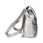 Rucksack Mademoiselle MR8 Silver, Farbe: metallic, Marke: Zwei, EAN: 4250257937079, Abmessungen in cm: 24x29x13, Bild 3 von 6
