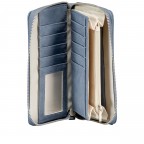 Geldbörse Mademoiselle Wallet MW2 Nubuk Sky, Farbe: blau/petrol, Marke: Zwei, EAN: 4250257937727, Abmessungen in cm: 19.5x10x3, Bild 4 von 5