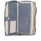 Geldbörse Mademoiselle Wallet MW2 Nubuk Sky, Farbe: blau/petrol, Marke: Zwei, EAN: 4250257937727, Abmessungen in cm: 19.5x10x3, Bild 4 von 5