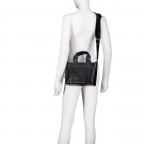 Handtasche Becky UP Tote Bag Mini Black, Farbe: schwarz, Marke: HUGO, EAN: 4063546718347, Abmessungen in cm: 25x19x10.5, Bild 6 von 7