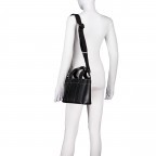 Handtasche Becky UP Tote Bag Mini Black, Farbe: schwarz, Marke: HUGO, EAN: 4063546718347, Abmessungen in cm: 25x19x10.5, Bild 5 von 7