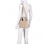 Handtasche Becky UP Tote Bag Mini Light Pastel Brown, Farbe: taupe/khaki, Marke: HUGO, EAN: 4063546718361, Abmessungen in cm: 25x19x10.5, Bild 5 von 7