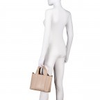 Handtasche Becky UP Tote Bag Mini Light Pastel Brown, Farbe: taupe/khaki, Marke: HUGO, EAN: 4063546718361, Abmessungen in cm: 25x19x10.5, Bild 4 von 7