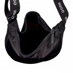 Beuteltasche Bel Crossbody Black, Farbe: schwarz, Marke: HUGO, EAN: 4063547562185, Abmessungen in cm: 28.5x15.5x8.7, Bild 6 von 6