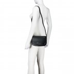 Umhängetasche Numah Saddlebag Black, Farbe: schwarz, Marke: BOSS, EAN: 4063546747828, Abmessungen in cm: 23x16x8, Bild 4 von 6
